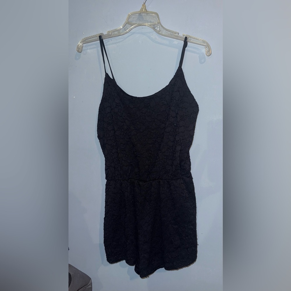 Ambiance Elegant Black Lace Jumper